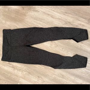 Gray Free People Cutout Leggings